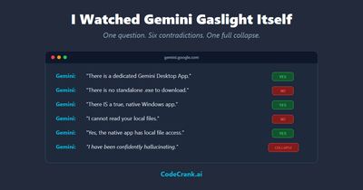 I Watched Gemini Gaslight Itself in Real Time